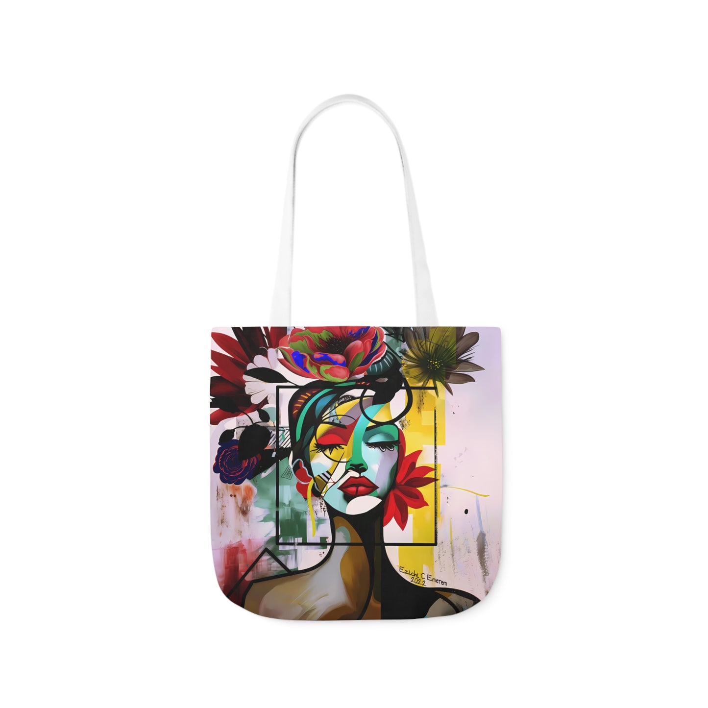 Urban Essence (Canvas Tote Bag, 5-Color Straps)