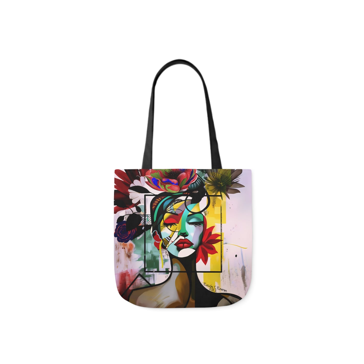 Urban Essence (Canvas Tote Bag, 5-Color Straps)