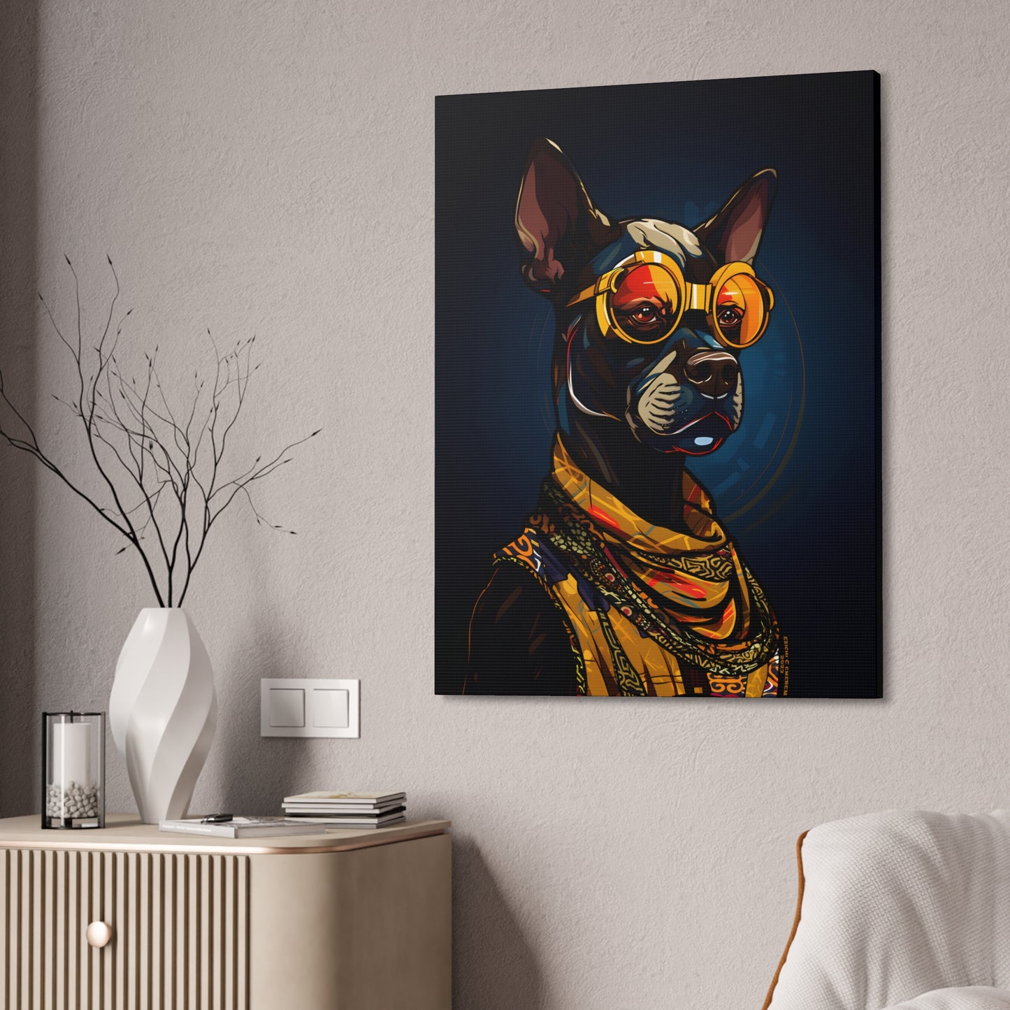 Nkita Mbu (Stretched Canvas Print)