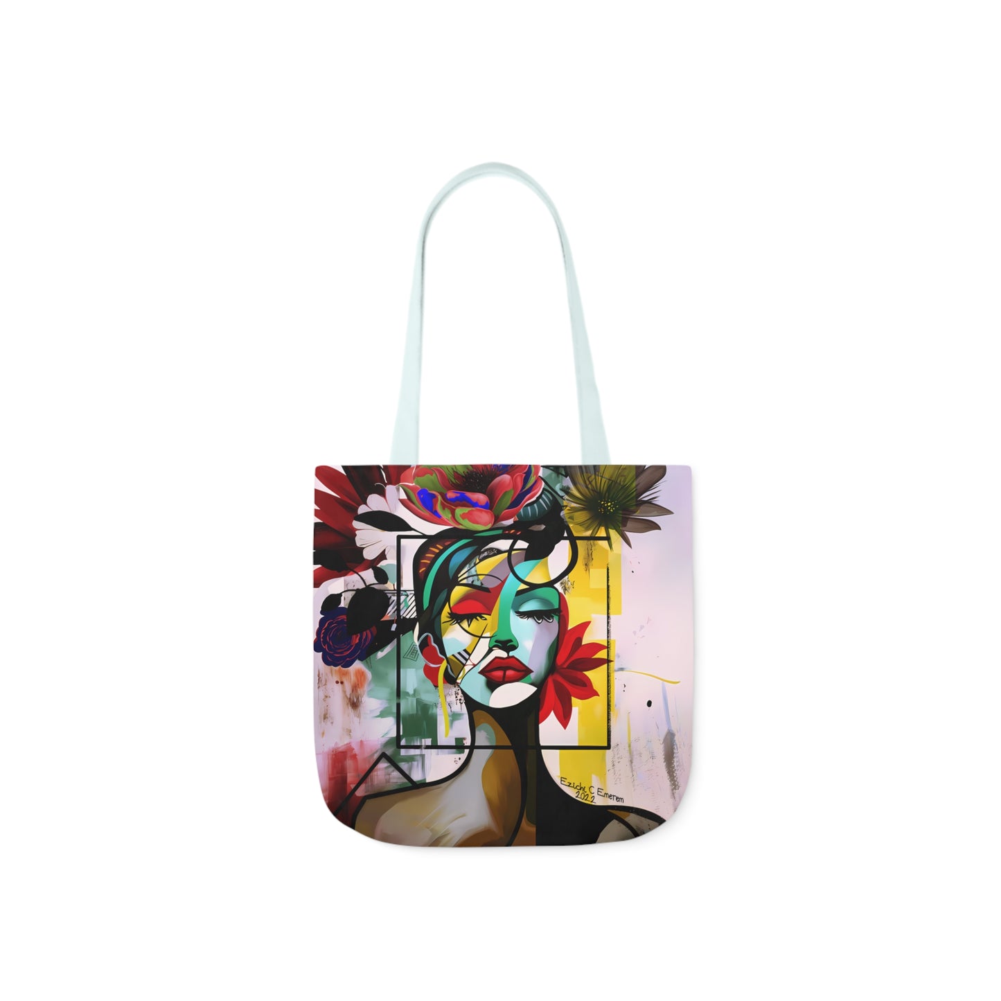 Urban Essence (Canvas Tote Bag, 5-Color Straps)