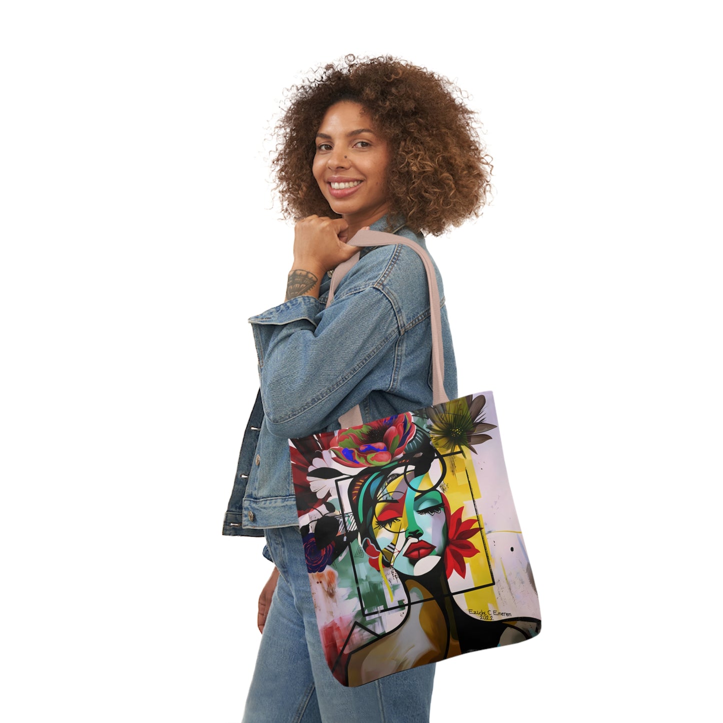 Urban Essence (Canvas Tote Bag, 5-Color Straps)