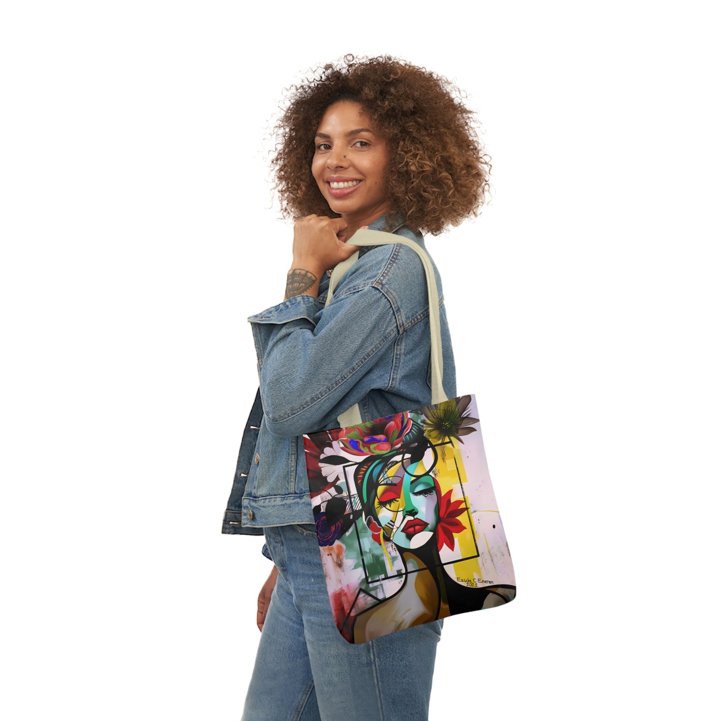 Urban Essence (Canvas Tote Bag, 5-Color Straps)