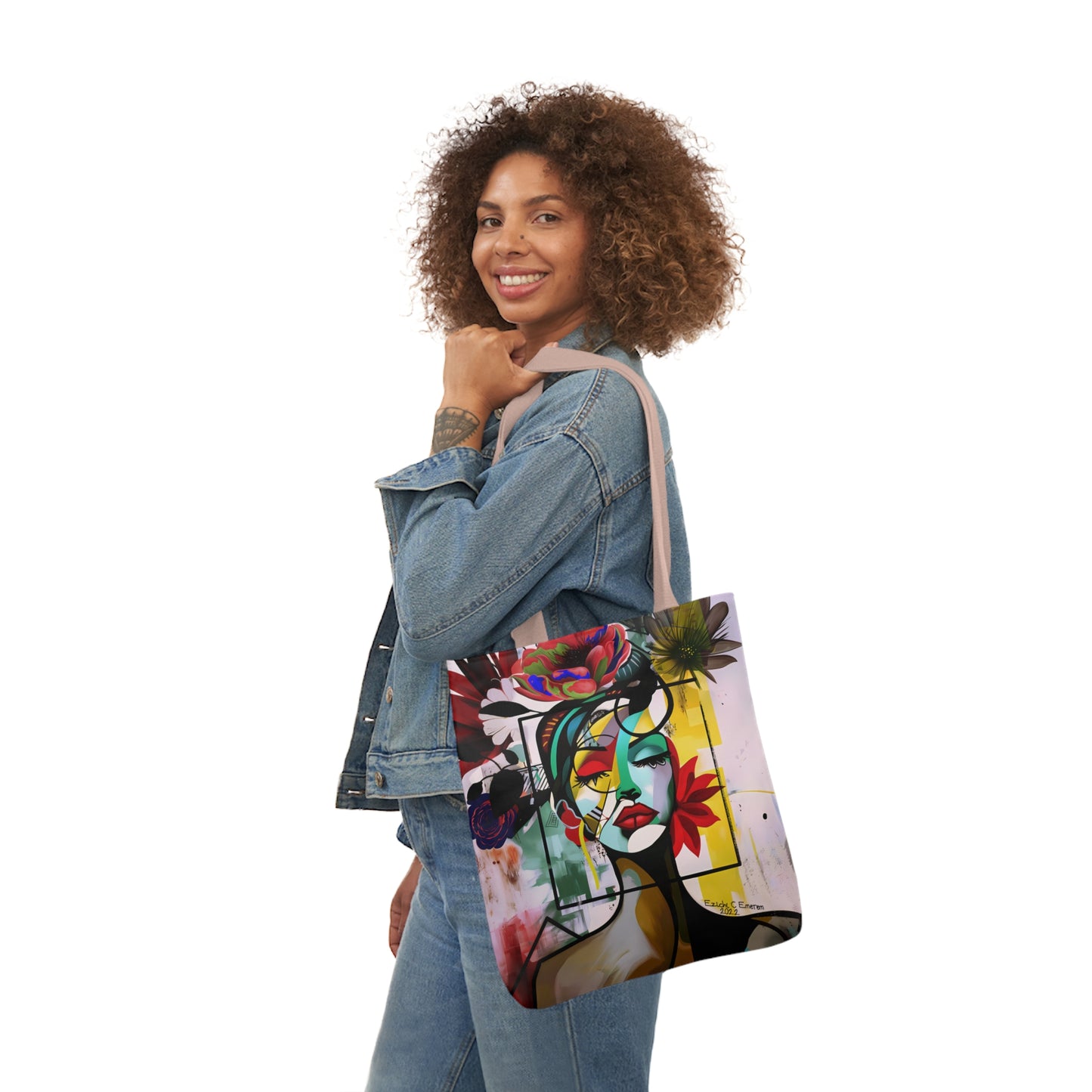 Urban Essence (Canvas Tote Bag, 5-Color Straps)