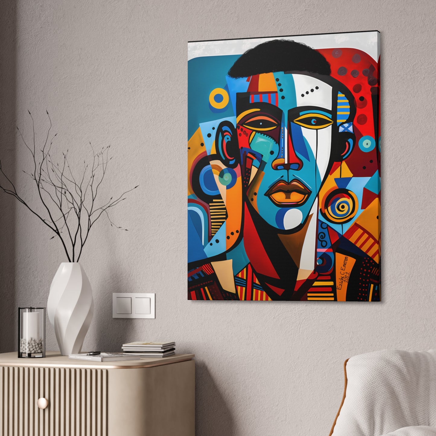 King Shaka (Stretched Canvas Print)