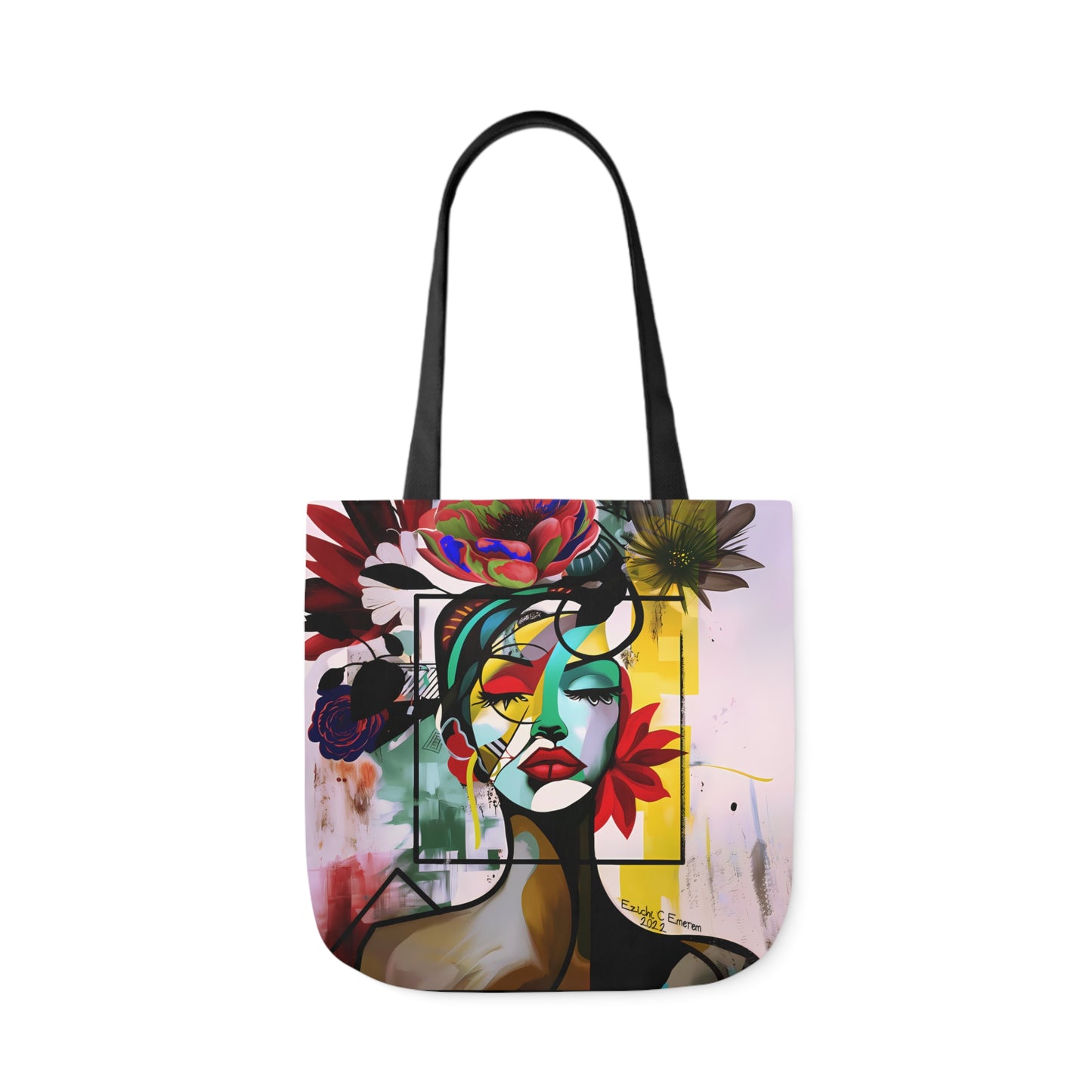 Urban Essence (Canvas Tote Bag, 5-Color Straps)