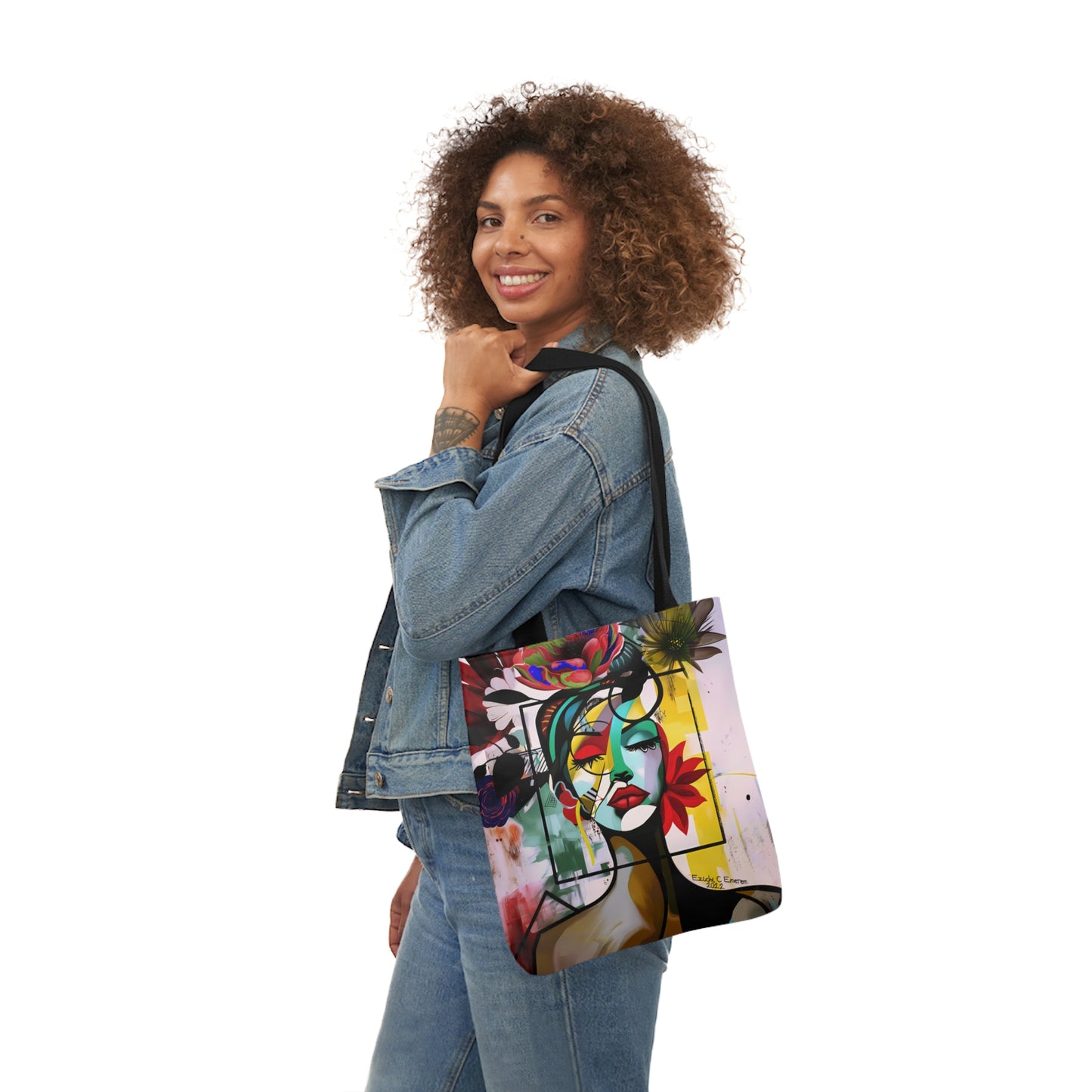 Urban Essence (Canvas Tote Bag, 5-Color Straps)