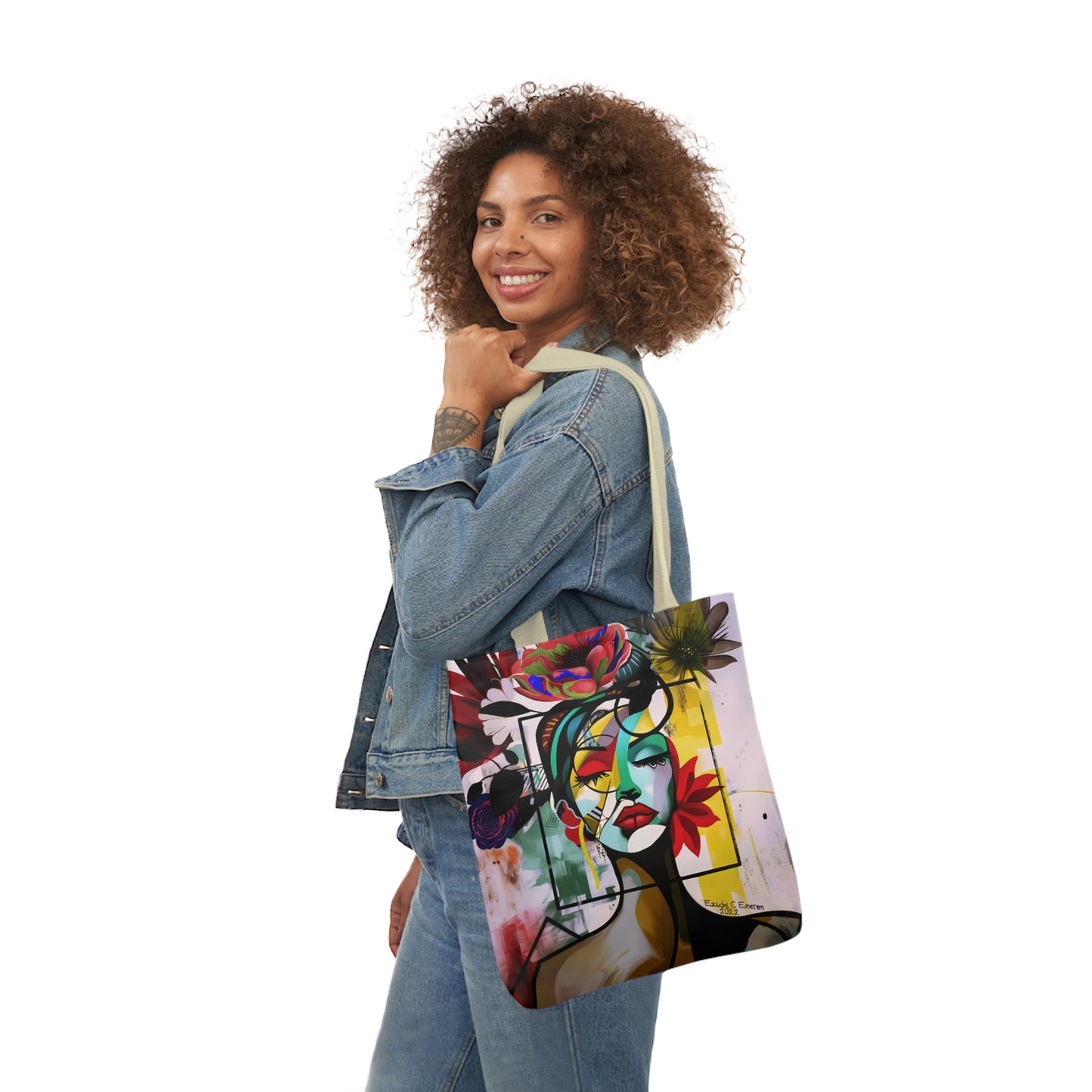 Urban Essence (Canvas Tote Bag, 5-Color Straps)