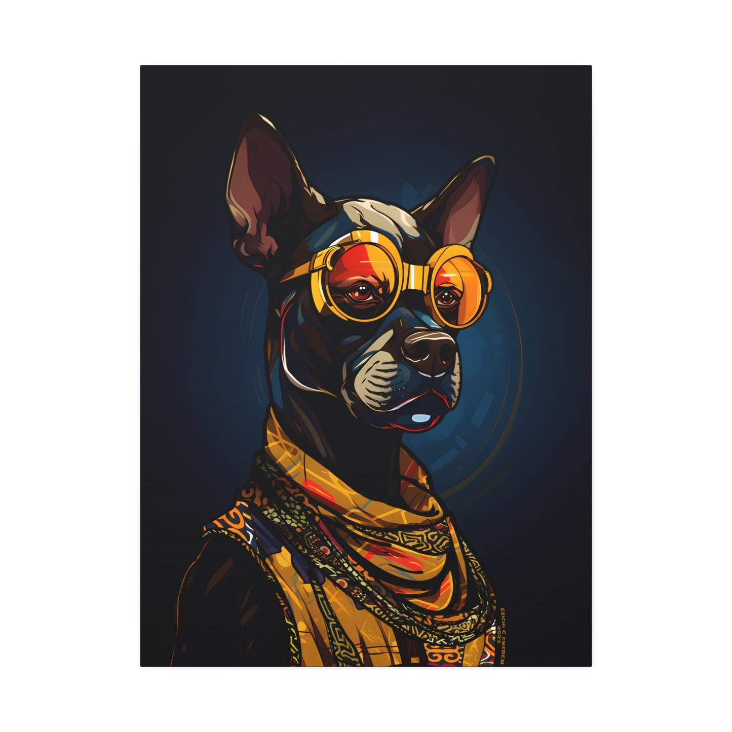Nkita Mbu (Stretched Canvas Print)