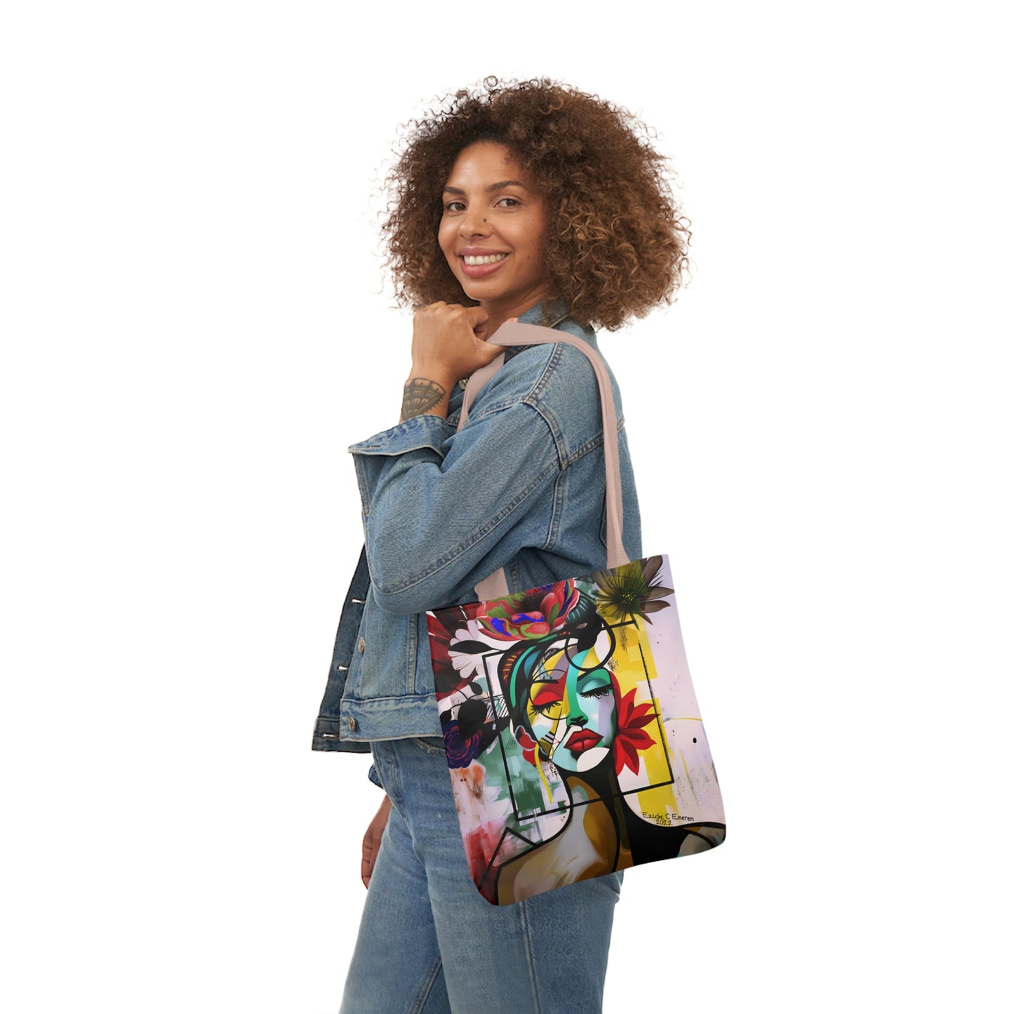 Urban Essence (Canvas Tote Bag, 5-Color Straps)