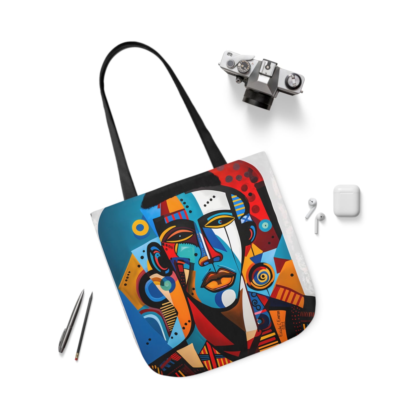 King Shaka (Canvas Tote Bag, 5-Color Straps)