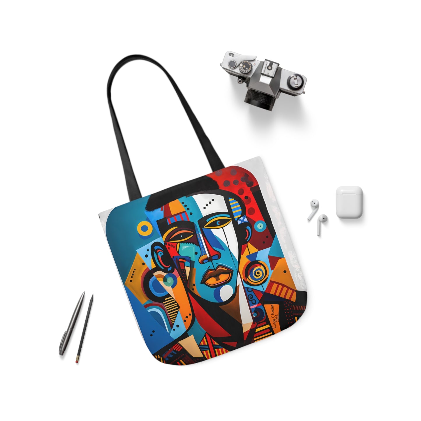 King Shaka (Canvas Tote Bag, 5-Color Straps)