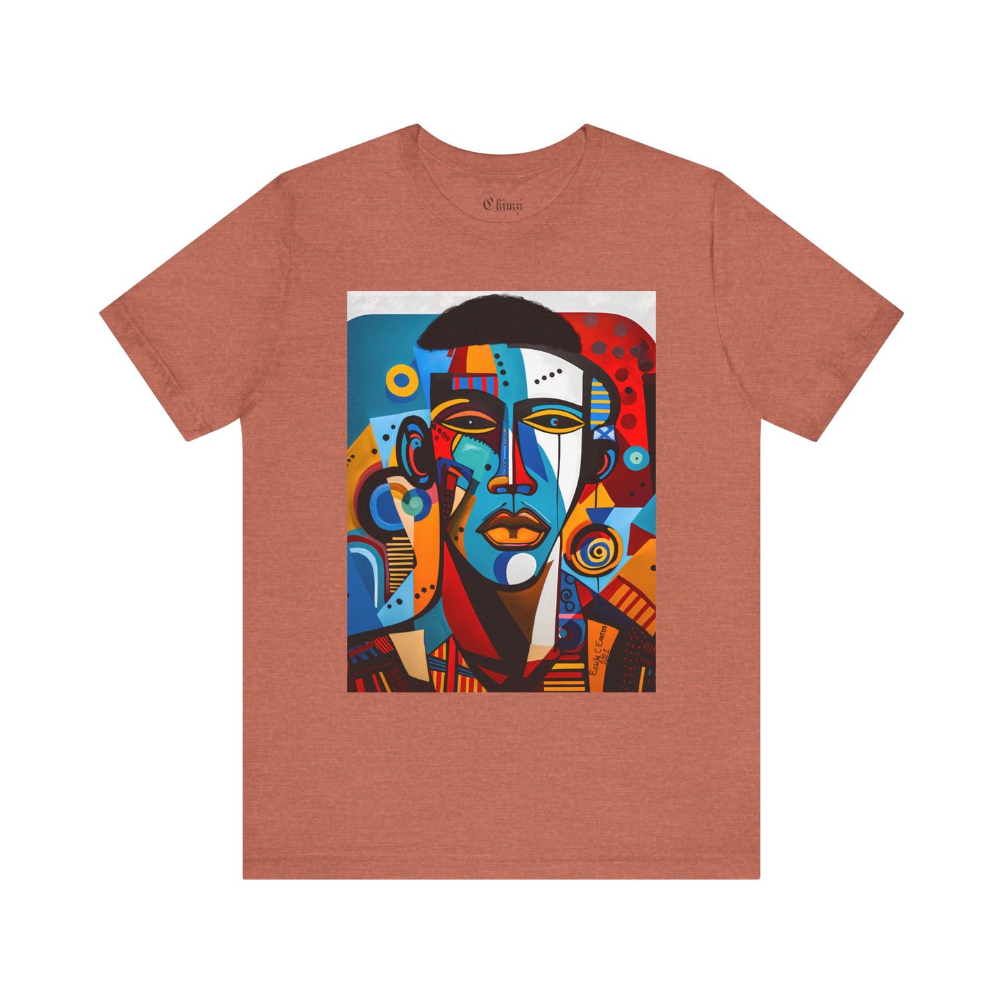 King Shaka (Unisex Jersey Short Sleeve Crew Neck T-Shirt with Black Art Design)